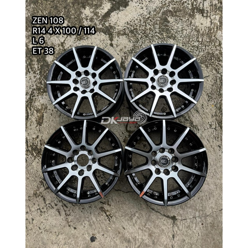 VELG ZEN 108 R14 4x100/114