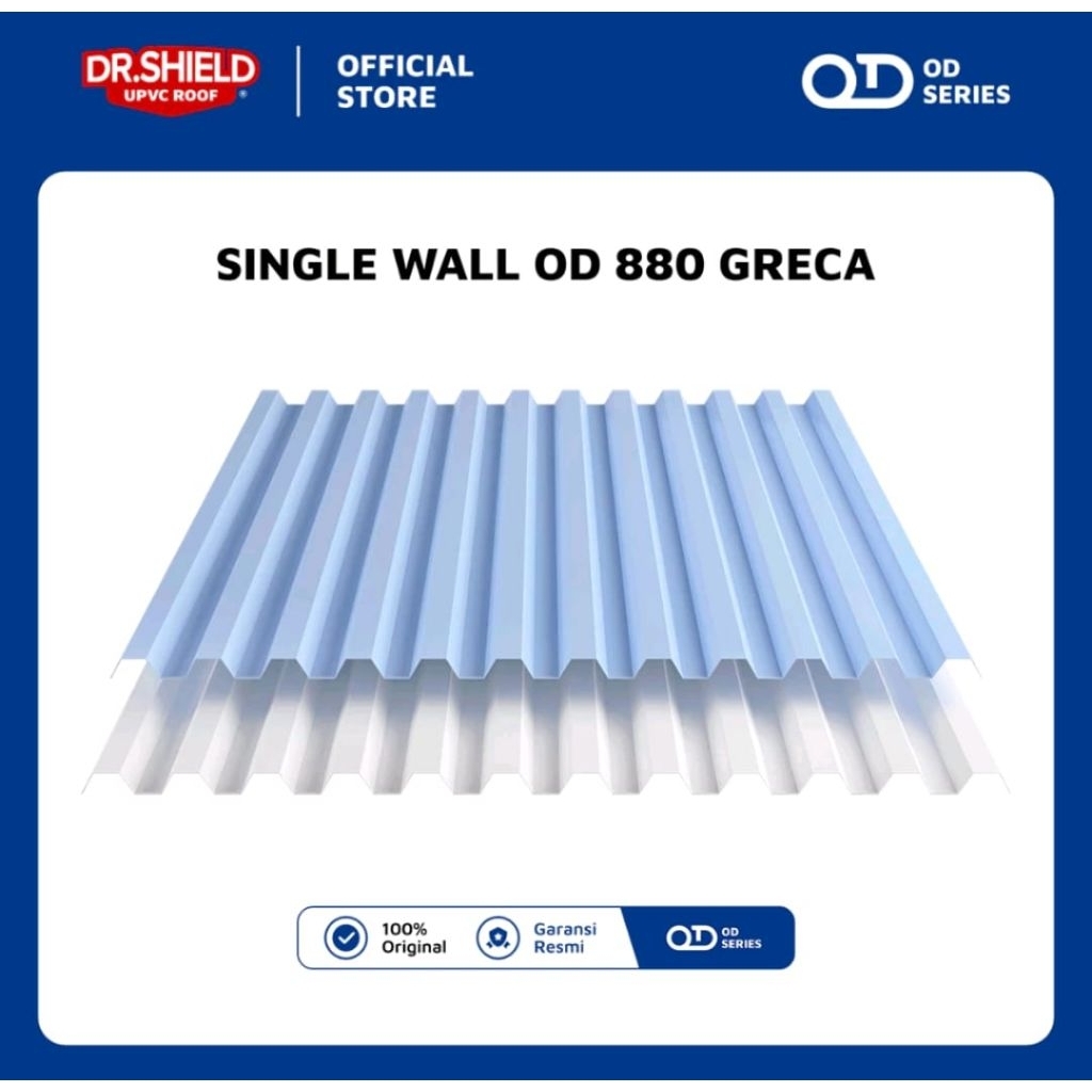 ATAP UPVC DR SHIELD SINGLE LAYER OD880 GRECA