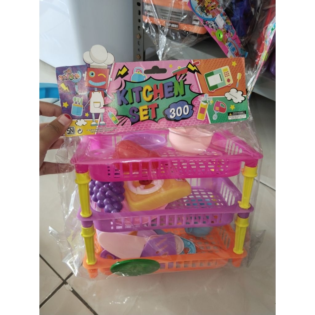 mainan anak-anak set dapur (kitchen set