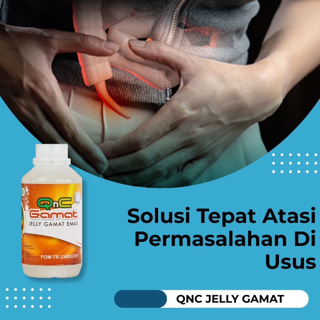 QnC Jelly Gamat 100% Original Obat Herbal Untuk Masalah Usus Buntu Usus Lengket Usus Kotor