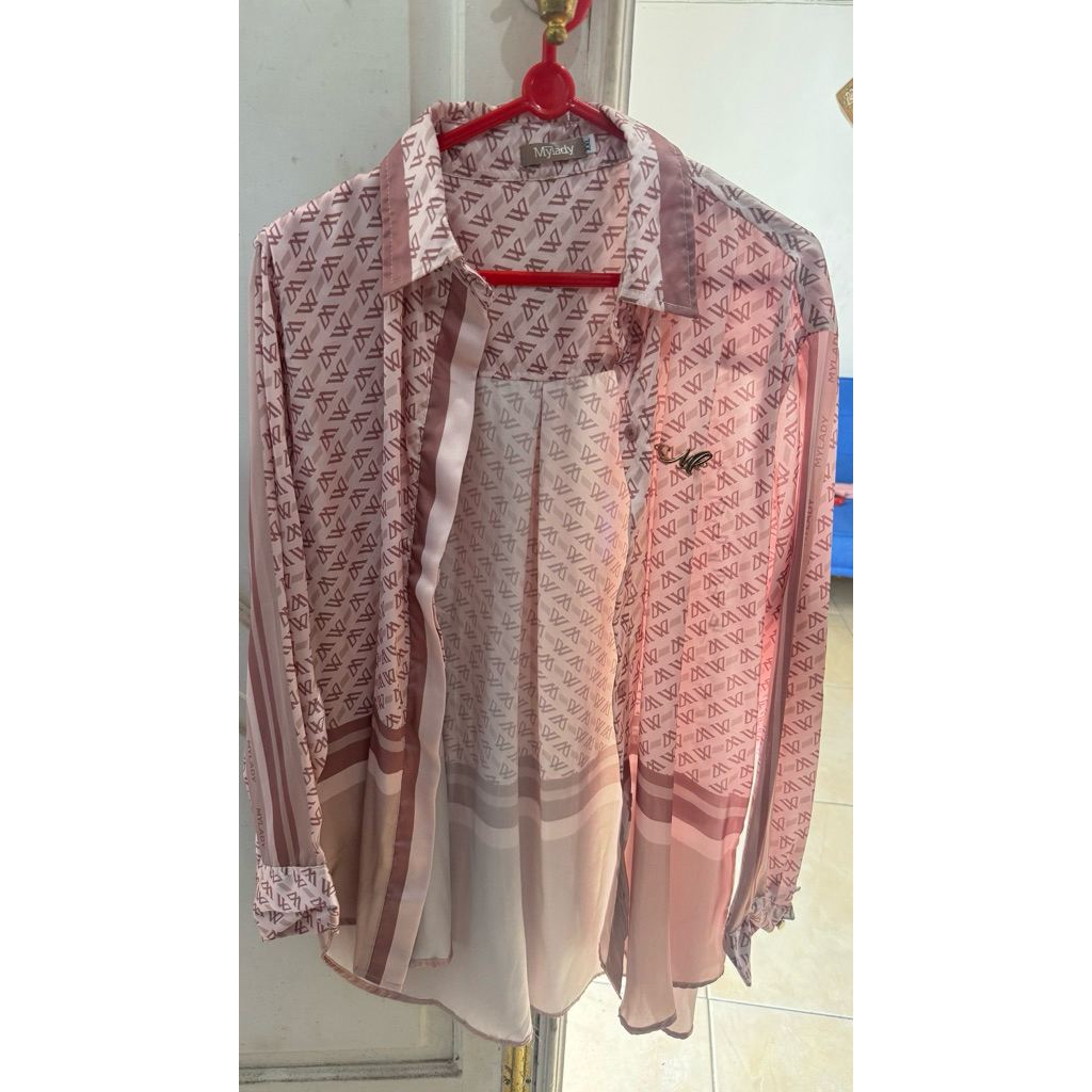 My Lady kemeja blouse ukuran XL-XXL cantik wanita preloved raya collection lebaran