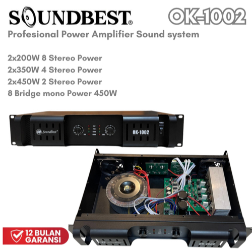 Power Amplifier Soundbest OK-1002 & OK-1001 power soundbest ok1002 , ok1001