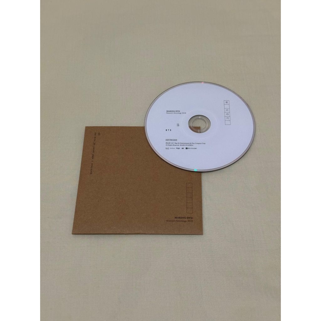 Sharing Season Greeting BTS 2018