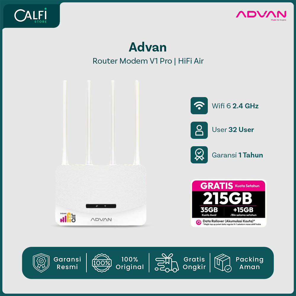ADVAN CPE V1 Pro Modem + Wifi + Router + 4G LTE unlock all operator | Modem ADVAN CPE V1