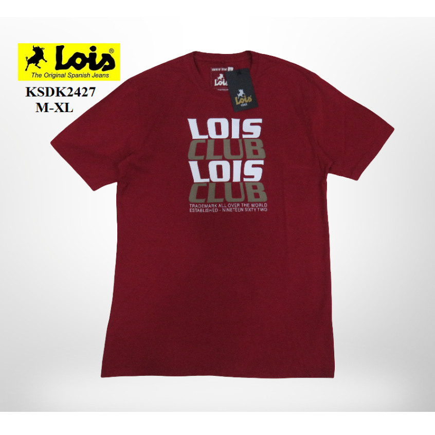 KAOS OBLONG PRIA  M-XL BRAND ORI MEREK LOIS ART : KSDK2427 PRICE Rp.263.900