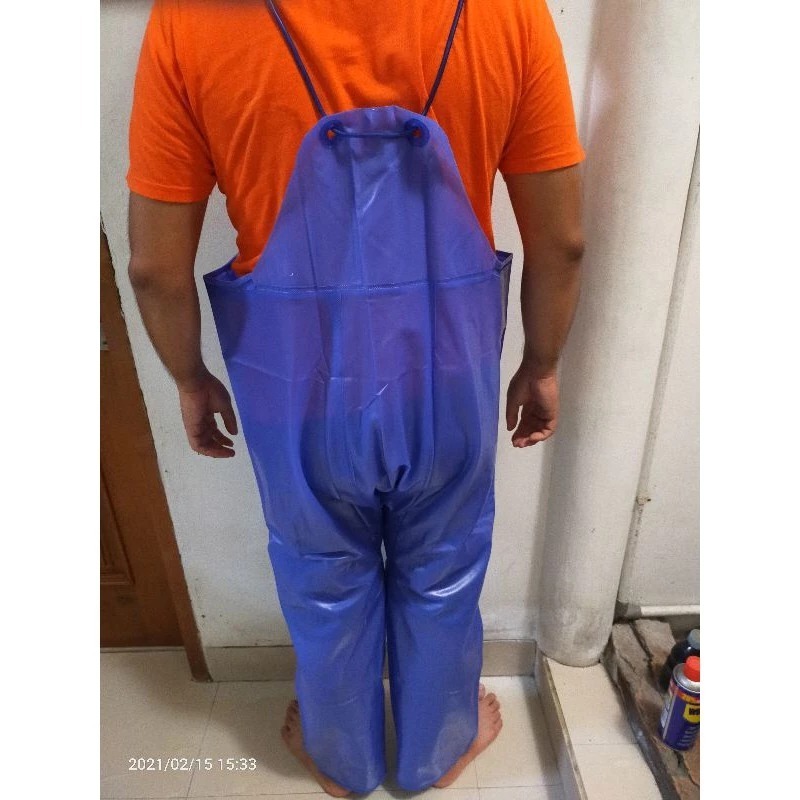 Jas Nelayan CAP PAUS JAS HUJAN BAJU + CELANA MODEL TALI + KARET PINGGANG mantel bertali jas hujan be