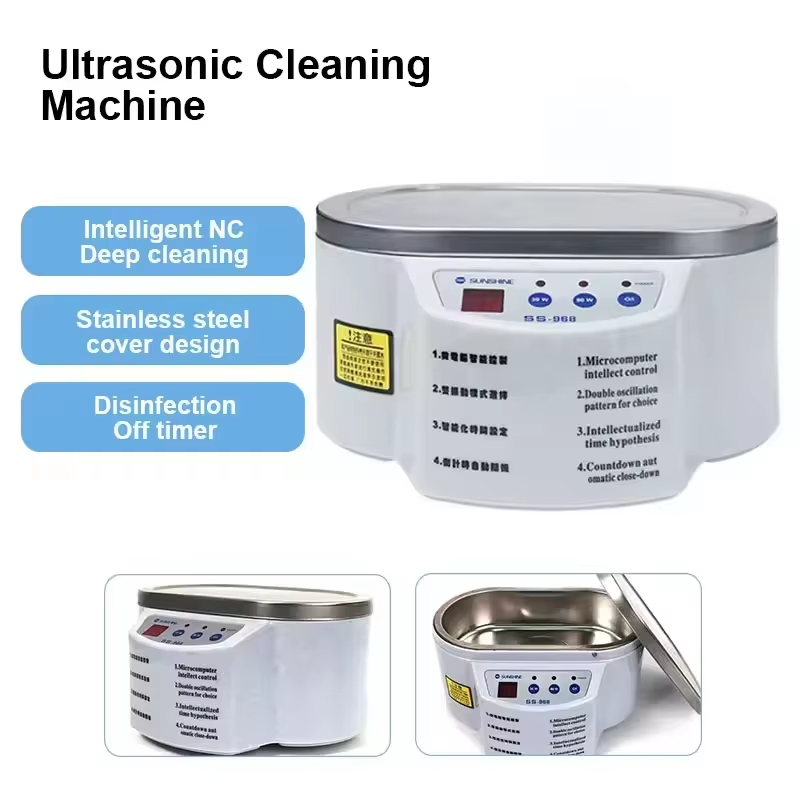 SUNSHINE SS-968 Mesin Ultrasonic Cleaner Jewelry Glasses Cleaning Mesin