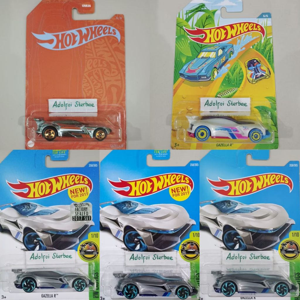hotwheels hot wheels gazella R gazela r hw exotics edisi orange and blue chrome satin akta factory s