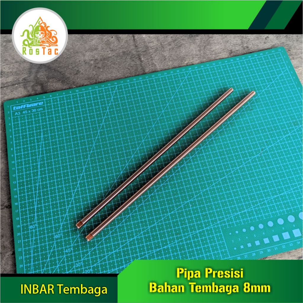 Naysila Naymila Rostac Pipa Tembaga Presisi Inbar Od 8Mm Id 6.02 Untuk Part Pneumatik, Pompa,