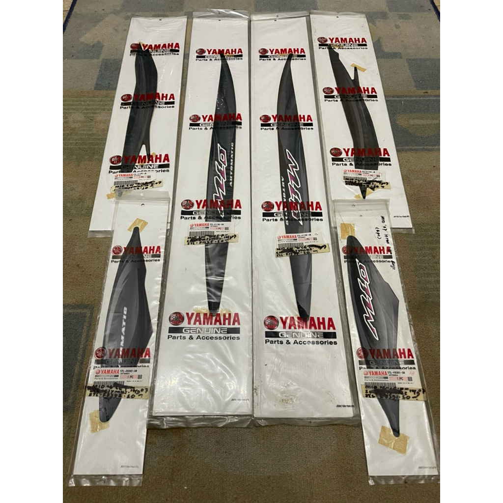 Graphic Striping Mio Sporty 2007 2008 Hitam Ruji Original Fullset