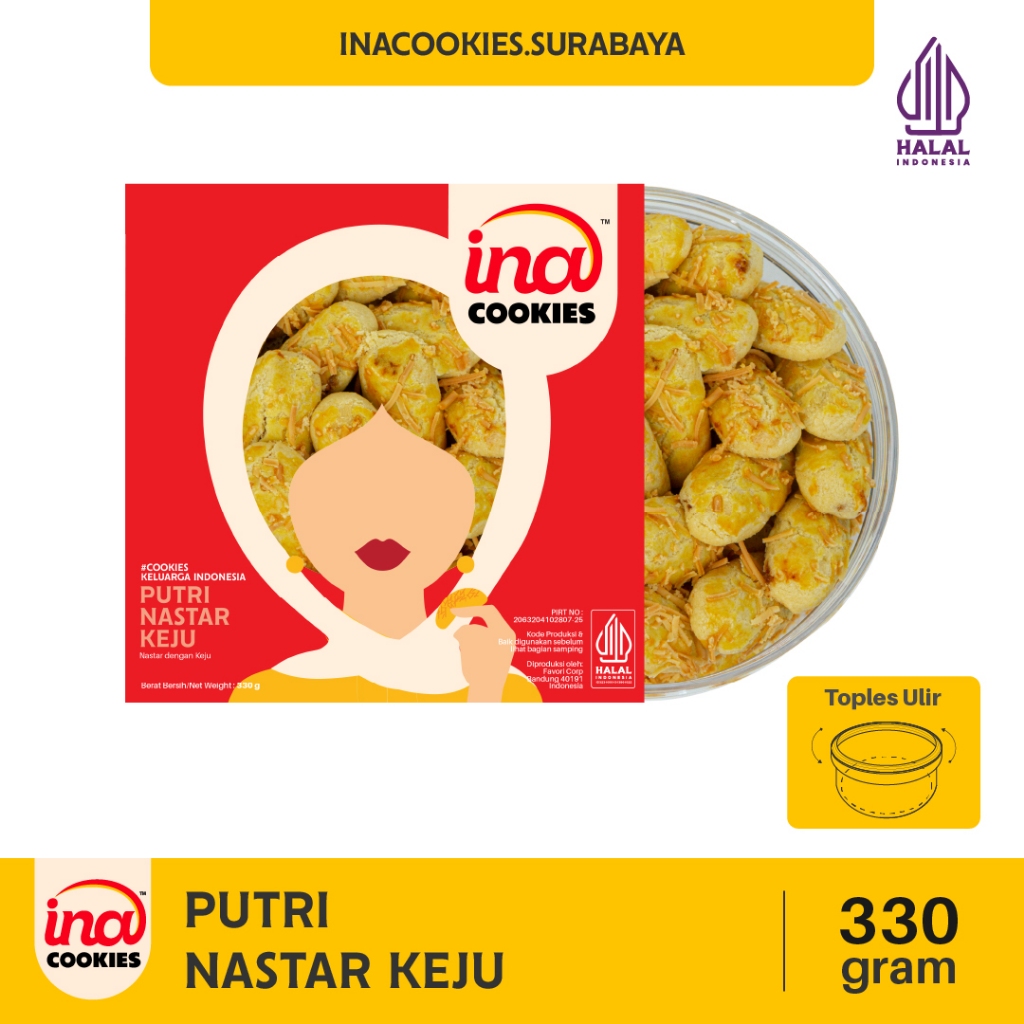 Nastar Keju Reguler by InaCookies Kue Kering