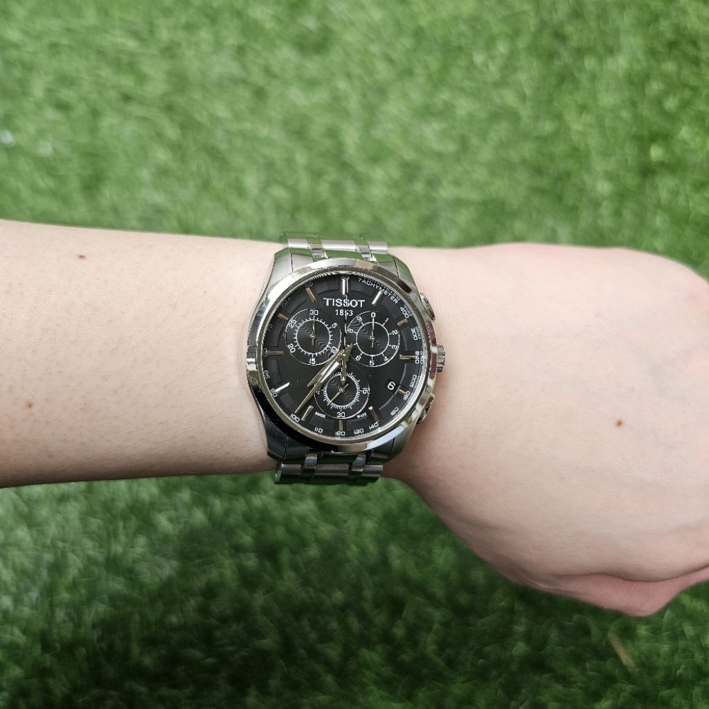 [Preloved] Jam Tangan Pria Tissot Couturier mulus 98% jarang pakai