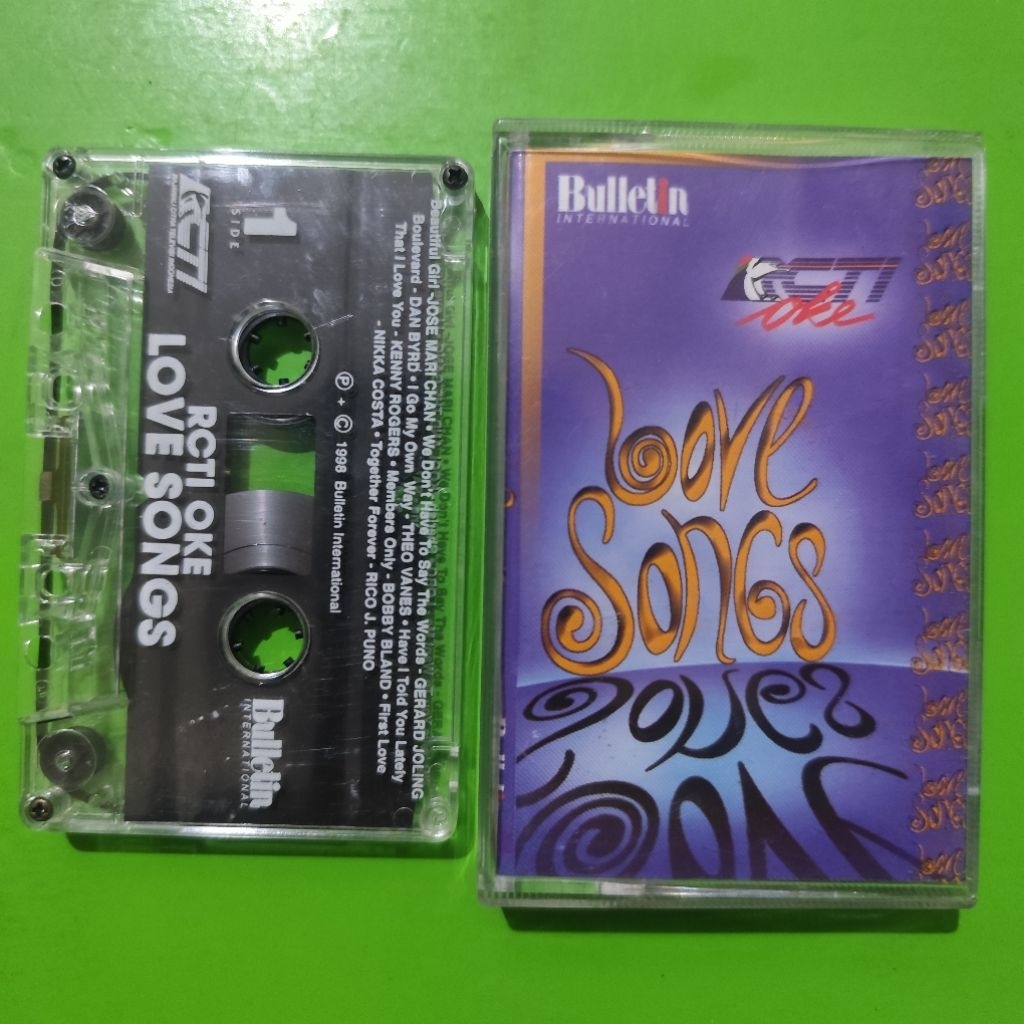 Kaset RCTI Oke LOVE SONGS