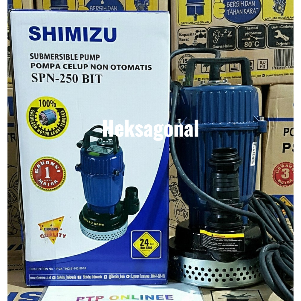 Shimizu pompa air celup air bersih SPN-250BIT