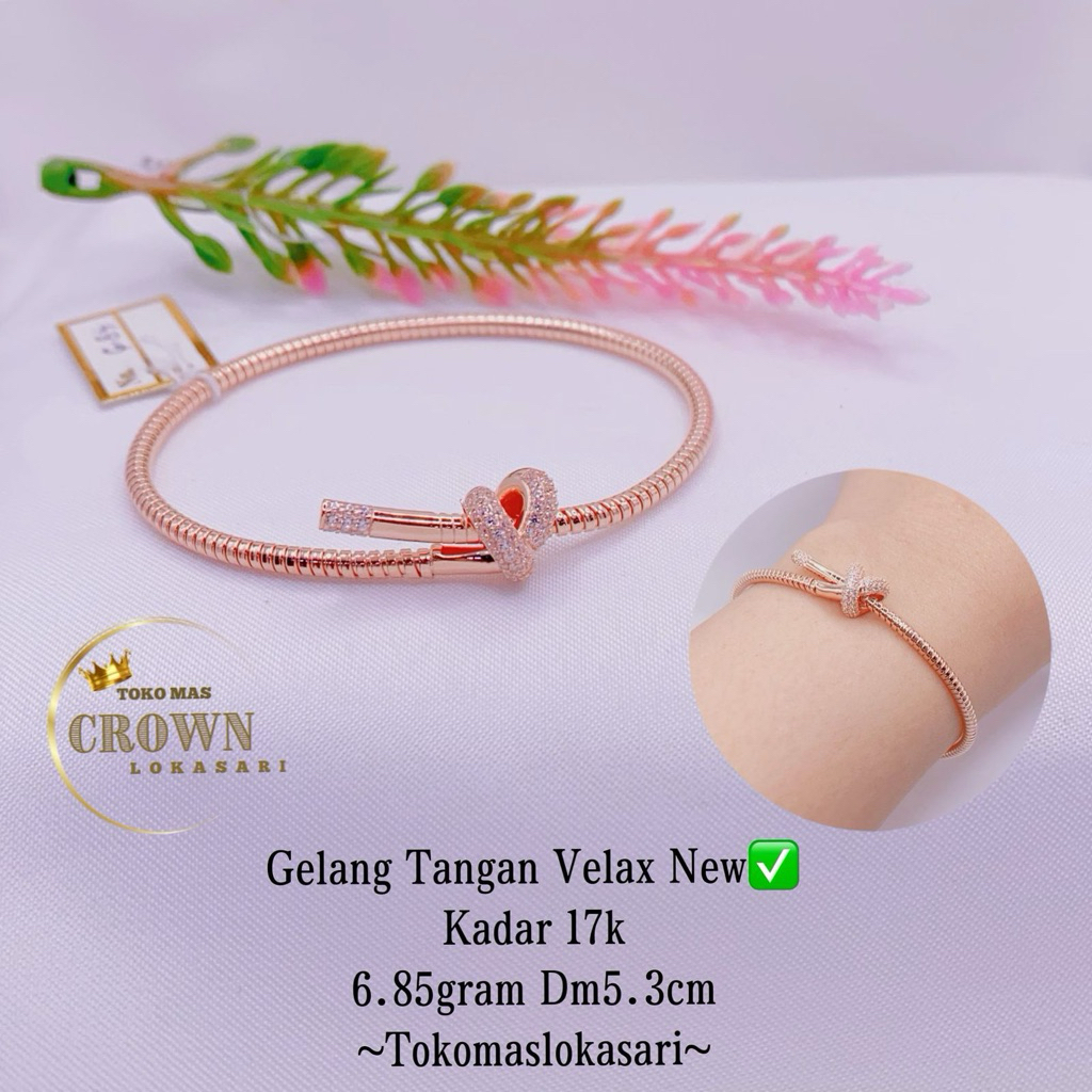 GELANG  FASHION NEW COLLETION EMAS ASLI 6,75 gr