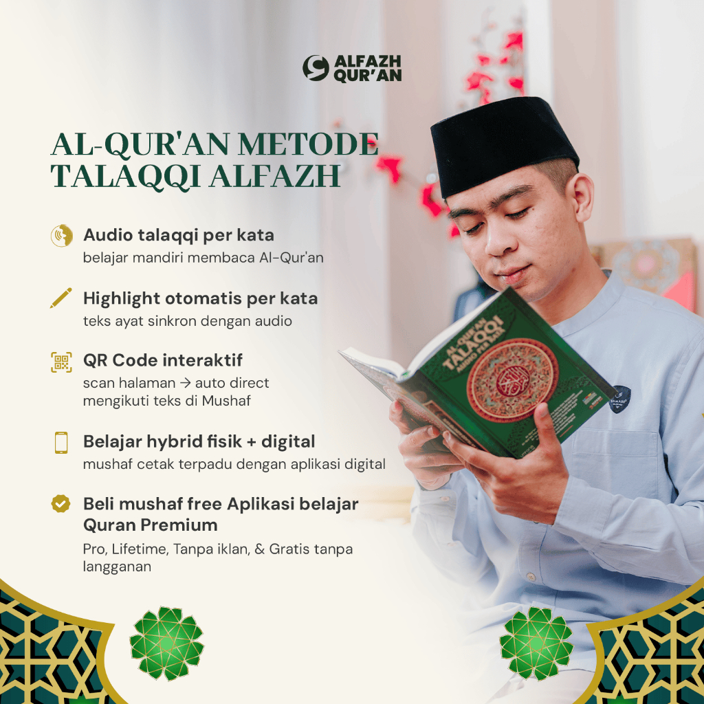Quran Talaqqi Audio Per Kata QR CODE APLIKASI - Alfazh Quran