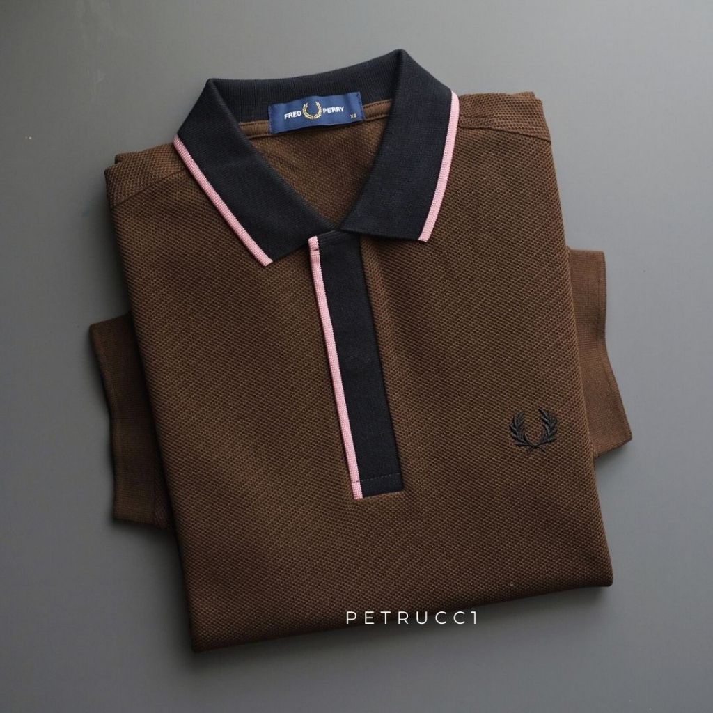 FP Fred Perry Polo Shirt Cowo Original Pria Branded Original