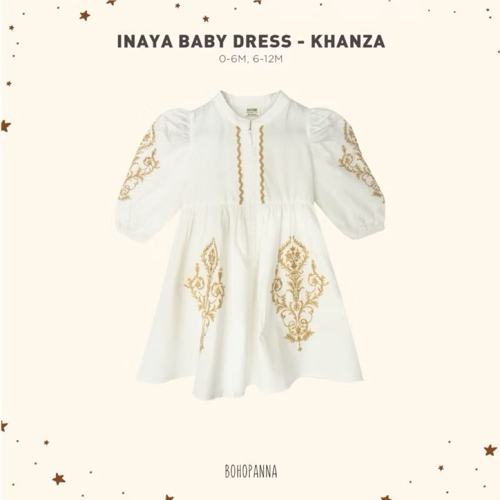 BOHOPANNA - INAYA BABY SET - INAYA KIDS - INAYA MOMMY - GAMIS BAYI - GAMIS ANAK - GAMIS IBU - SETELA