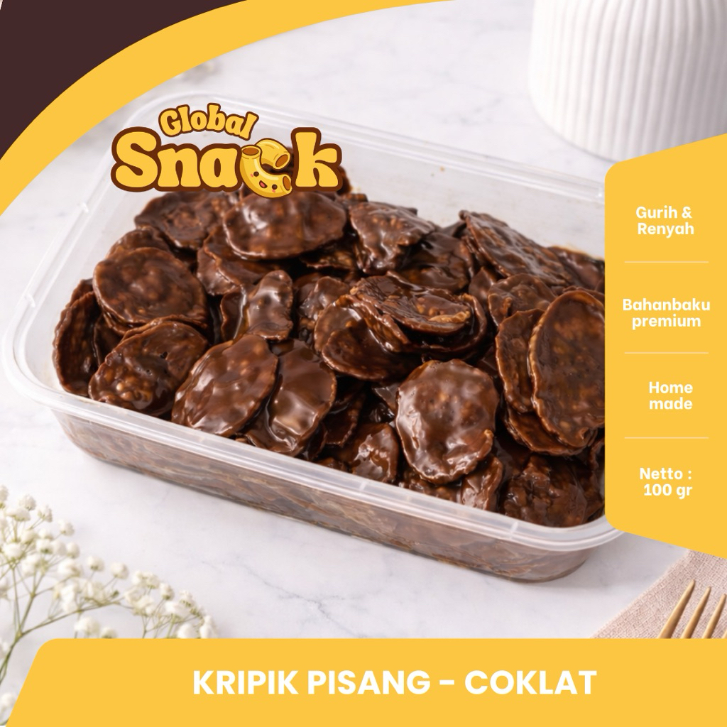 BANANA CHIPS PREMIUM - COKLAT