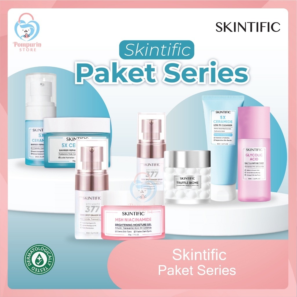 Skintific Bundling 2pcs / Skintific Paket Skincare 2in1 - Skintific Skincare Paket Series