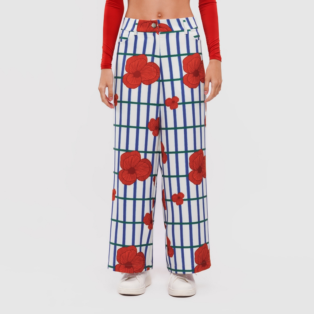 Calla The Label - Jolie Long Pants - Berries