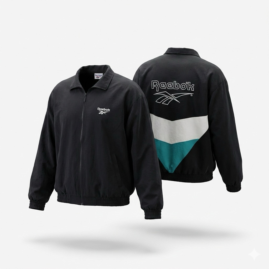 Reebok Windbreaker Jacket Big Logo