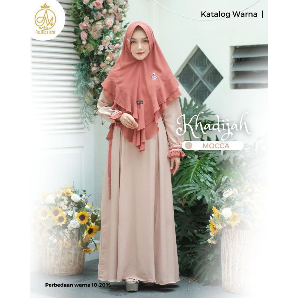 READY STOK KHADIJAH BY AS MOSLEM ORIAB GROSIR GAMIS