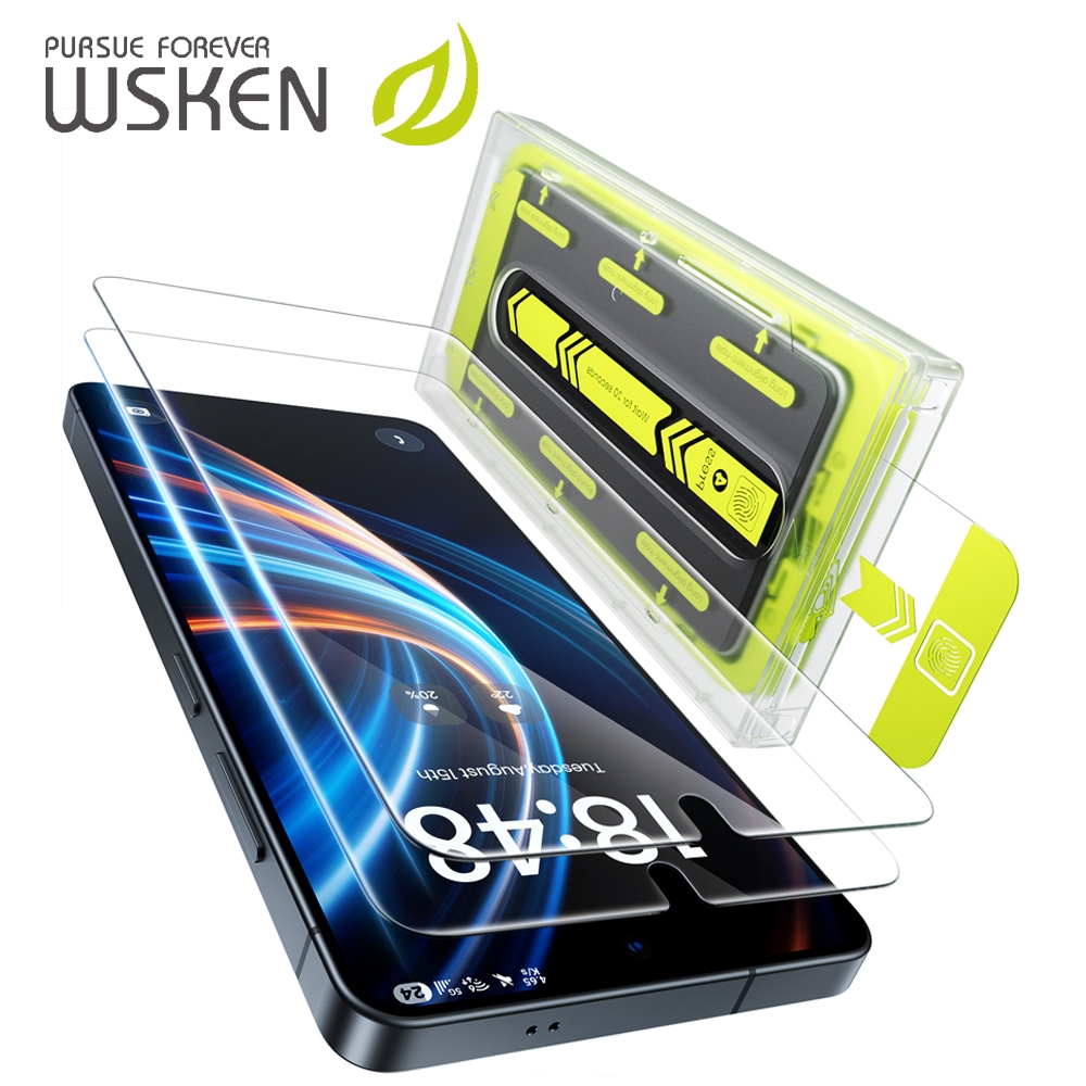 [Tanpa batas hitam]WSKEN for Samsung Galaxy S26 Ultra Tempered Glass Anti Gores Screen Protector 10H