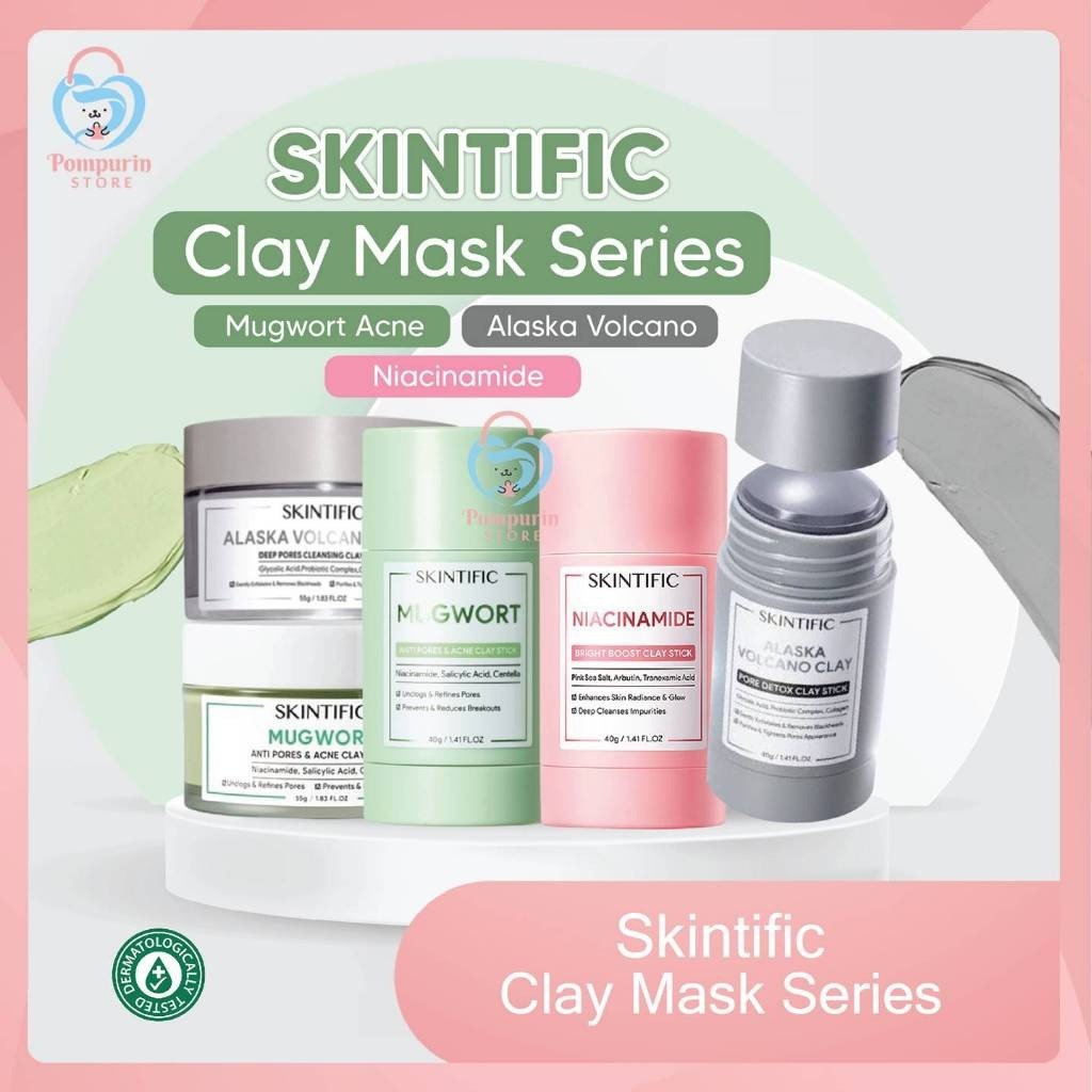 SKINTIFIC Clay Mask Series - Skintific Clay Mask Series / Skintific Clay Stick Series