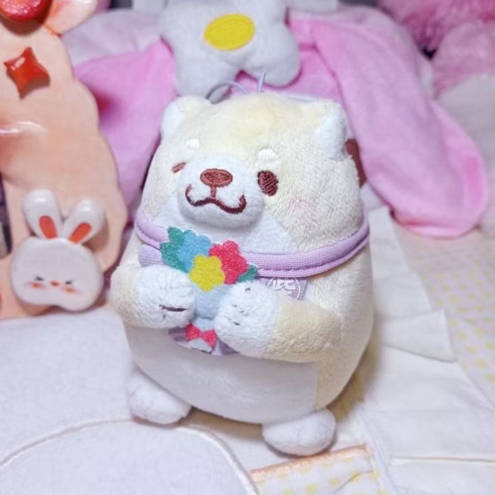 Boneka Shiba Inu Flower's SK Japan Keychain