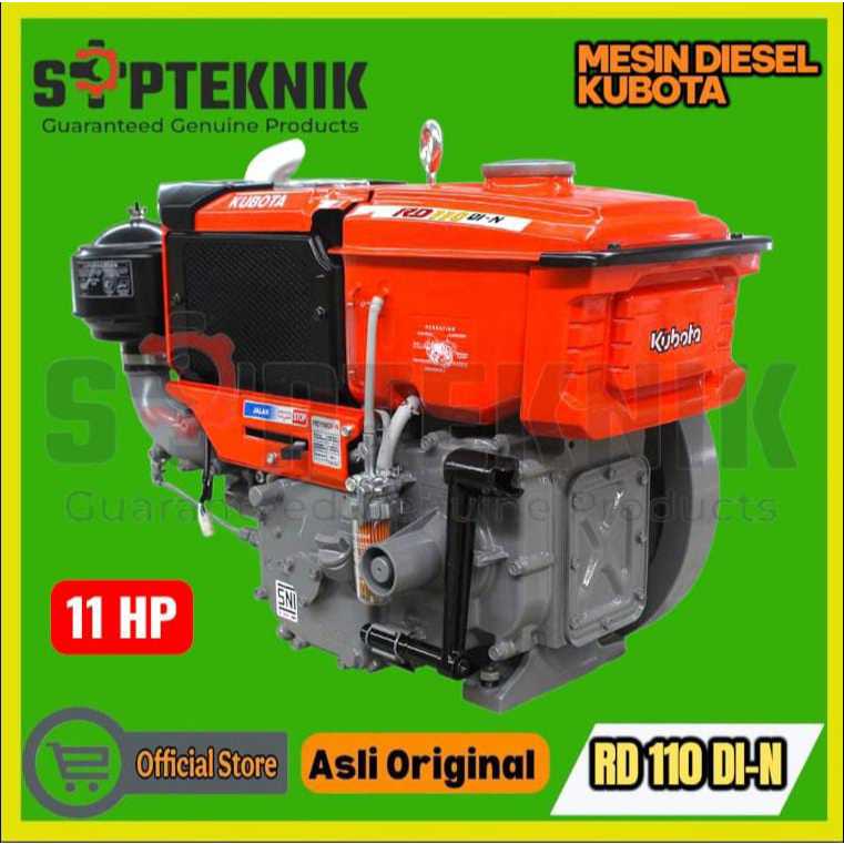 MESIN DIESEL RD 110 DI-N RADIATOR TANPA LAMPU KUBOTA