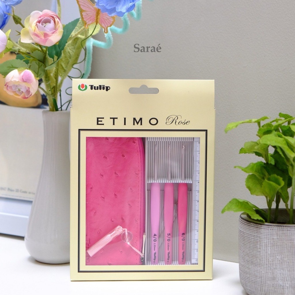 Tulip Etimo Rose Crochet Hook Set - Hakpen/Jarum Rajut