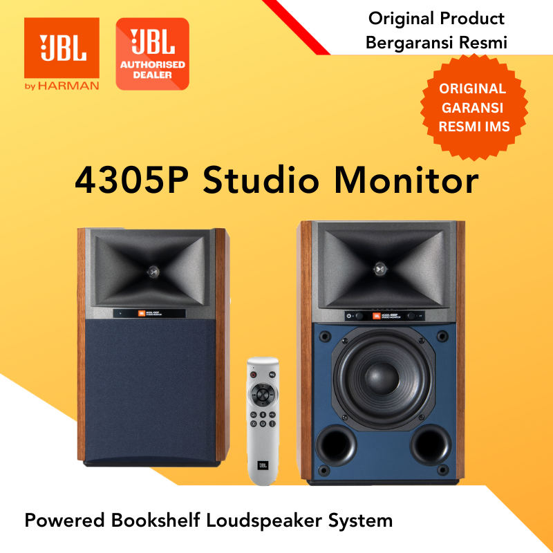 Speaker Aktif JBL 4305P Studio Monitor Powered Bookshelf Loudspeaker System