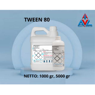 Tween 80 (Polysorbate 80) | Emulsifier & Solubilizer Kosmetik | Bahan Formulasi & Personal Care 5kg