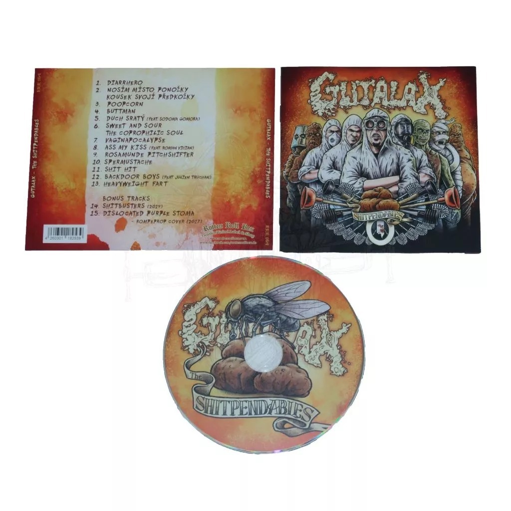 CD - GUTALAX - THE SHITPENDABLES
