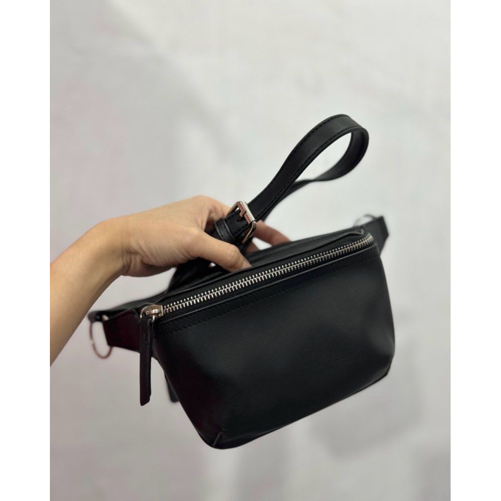 Waist Bag Miniso Hitam Black