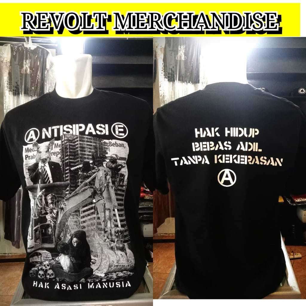 kaos band antisipasie , t-shirt band antisipasie, kaos band punk, kaos punk, kaos band lokal, revolt