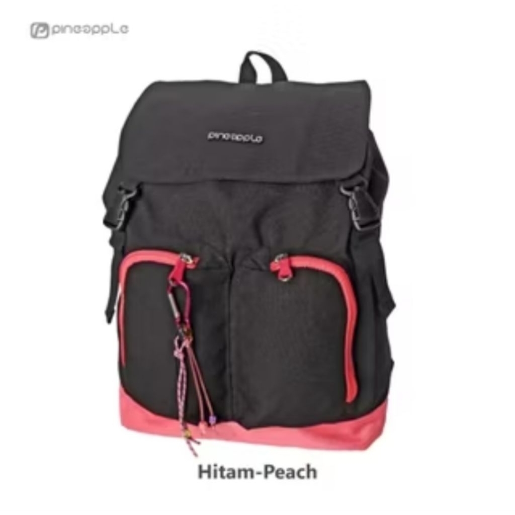 Pineapple Tas Ransel Wanita Hikaru 02 - Tas Sekolah Kuliah Backpack Cewek Trendy