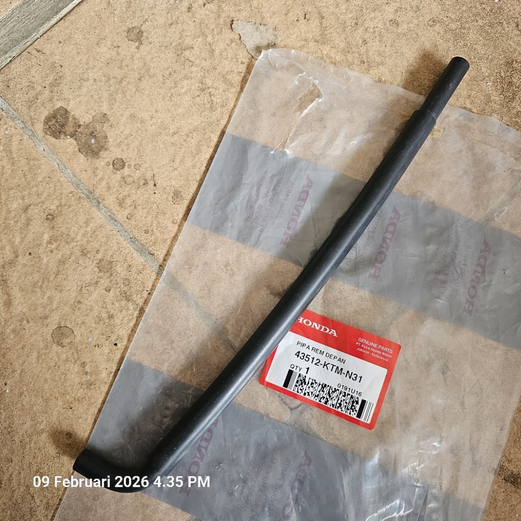 selang pipa rem honda Supra X125 [rem disc brake belakang]. 43512-KTM-N31