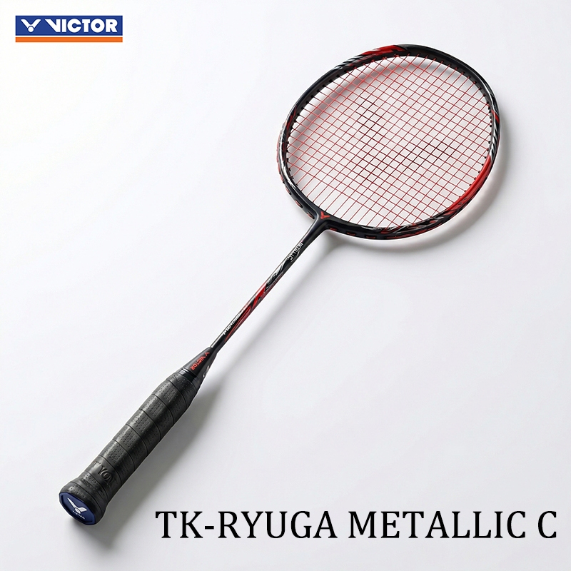 Victor Tk Ruster Ryuga Metallic C 4U Raket Bulutangkis Offensive Taiwan Original 26-30Lbs Strung