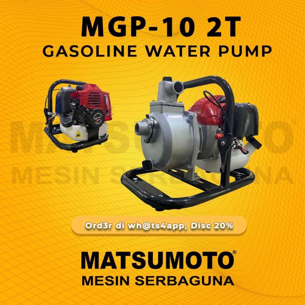 MATSUMOTO GASOLINE WATER PUMP MGP-10 2T