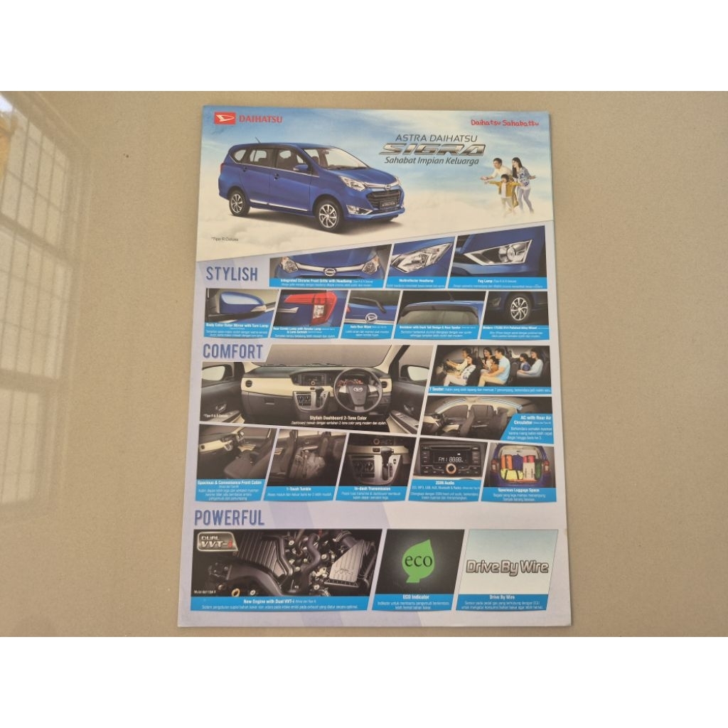 brosur katalog mobil daihatsu sigra 2019 flyer