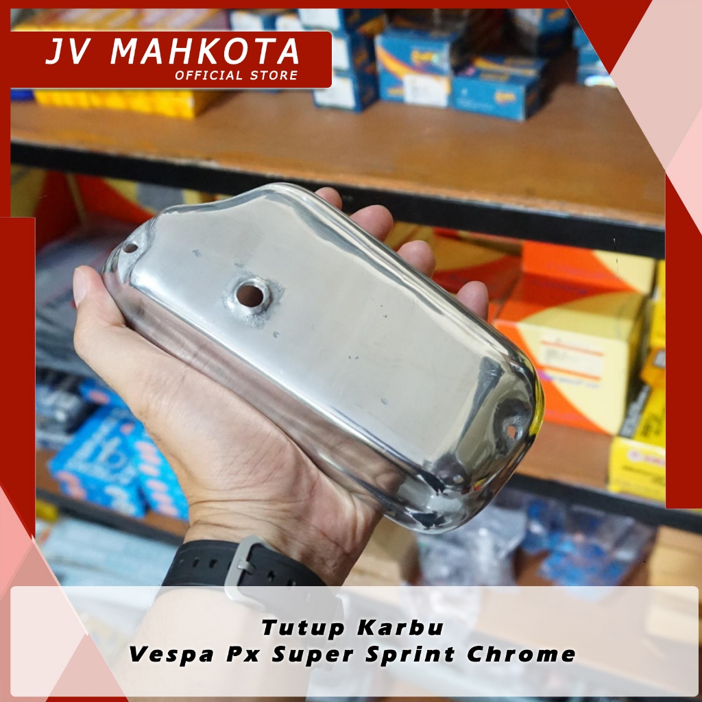 Tutup Karbu Vespa Px Super Sprint Chrome