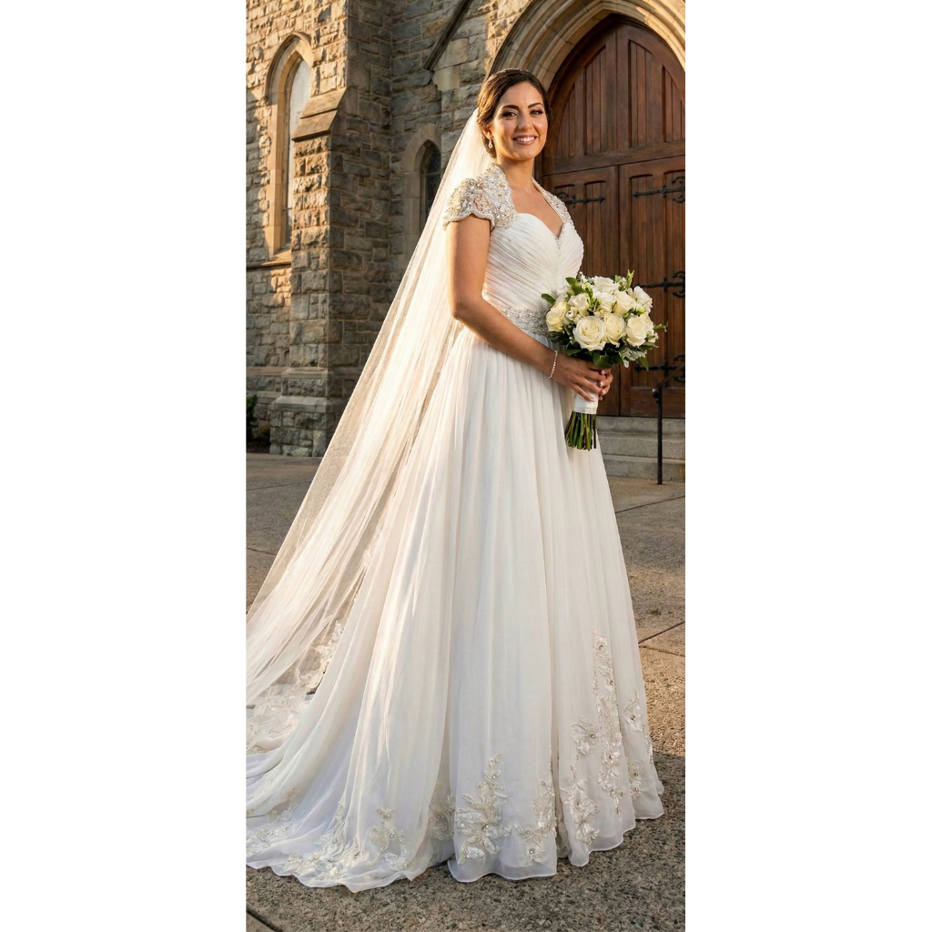 wedding dress preloved