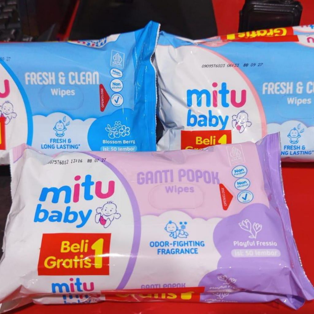 [DUS] TISU BASAH MITU BABY BELI 1 GRATIS 1