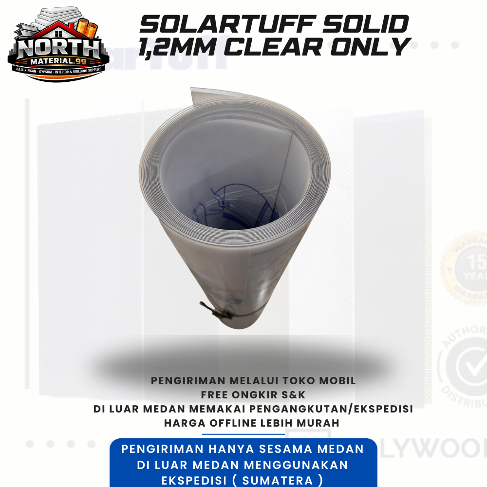 ATAP SOLARTUFF SOLID 1.2MM | SOLARFLAT 1.2 | SOLARTUFF CLEAR ONLY