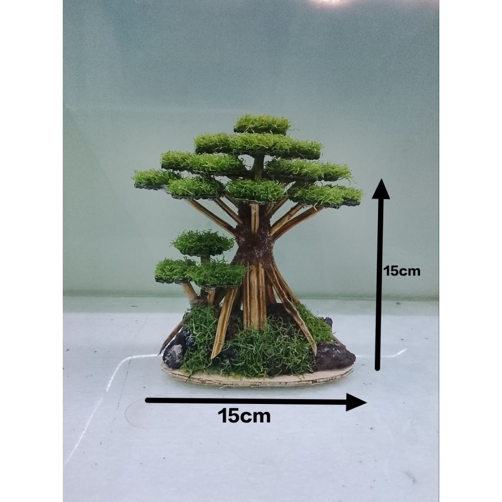 Bonsai aquascape rumput sintetis