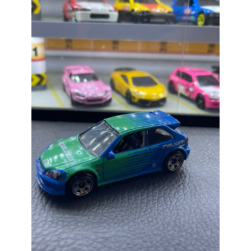 HOT WHEELS HONDA CIVIC EK9 FALKEN