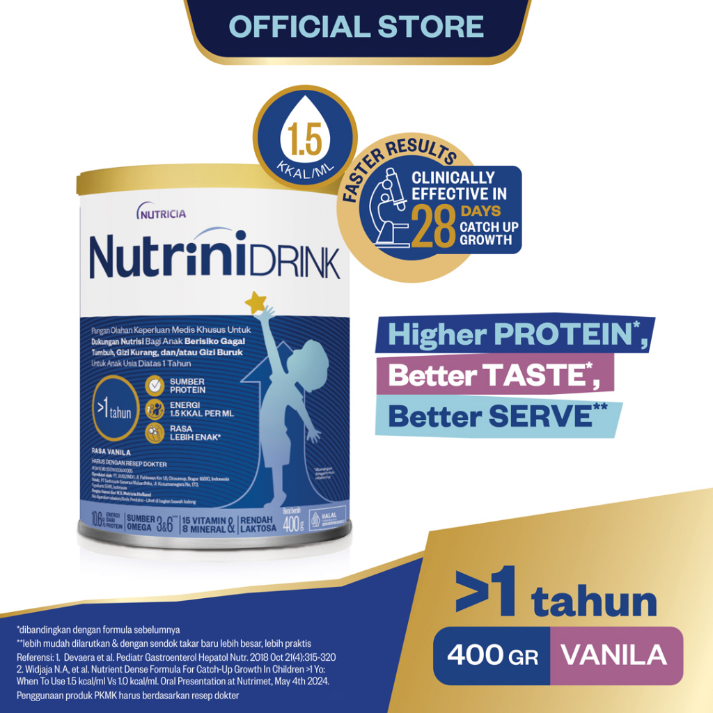 Nutrinidrink 400GR susu untuk anak usia 1-12 tahun