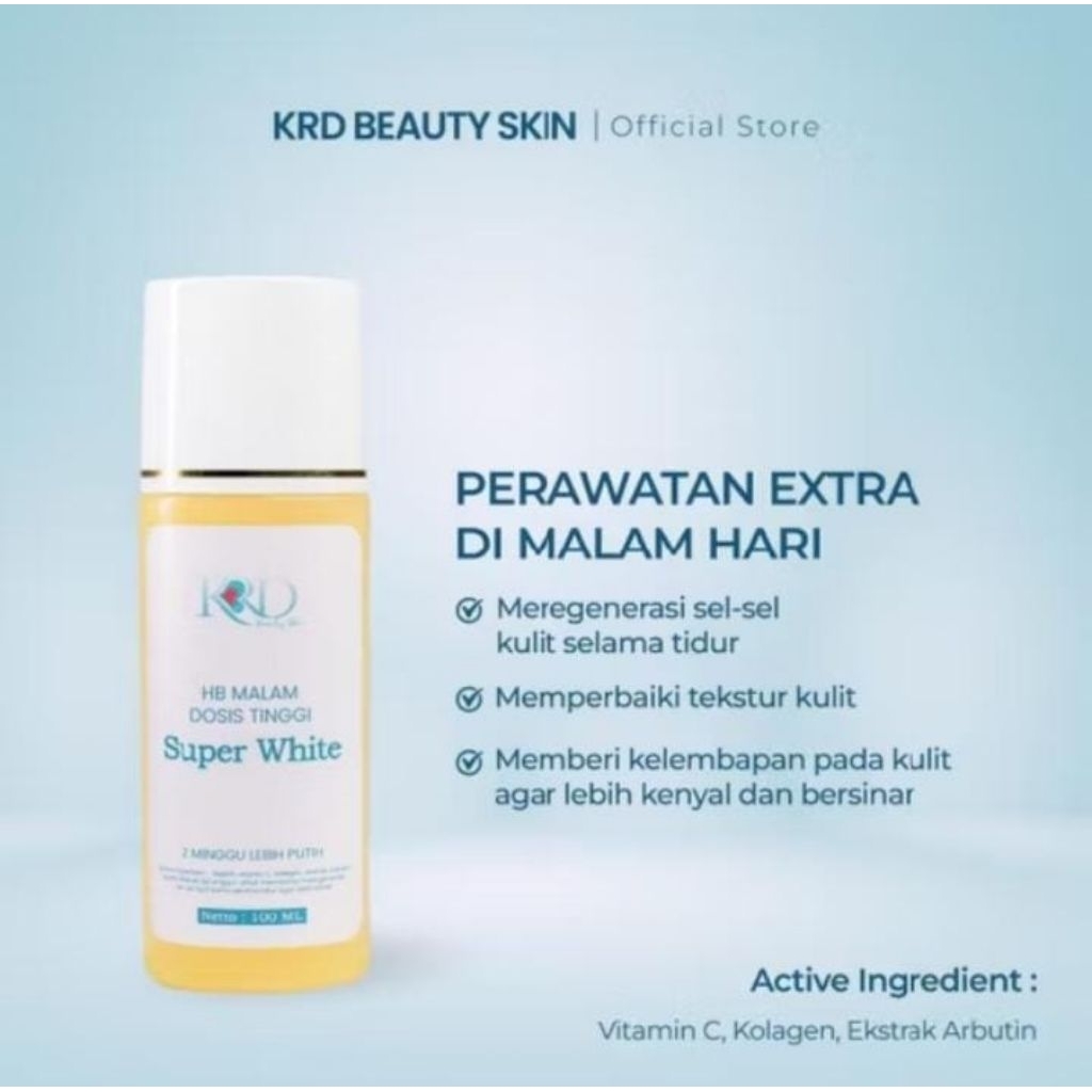 [BESTSELLER] HB SUPER WHITE BY KRD BEAUTY SKIN//HB NIGHT&DAY KRD